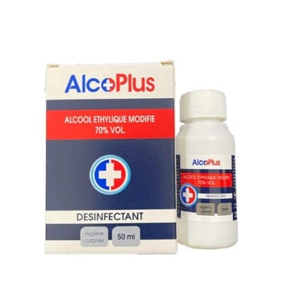 Alcool plus. Alcool Éthylique 70%. (50 ml)