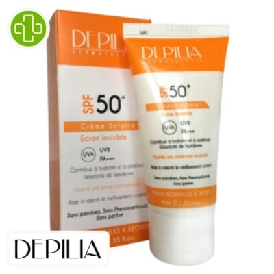 Crème invisible SPF50+ (50 ml) . DEPILIA