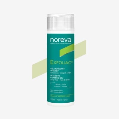 Exfoliac. Gel moussant intensif . 200 ml , NOREVA