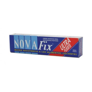 Ultra Fort. Crème adhésive pour appareils dentaires. (50 g) , NOVAFIX