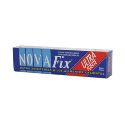 Ultra Fort. Crème adhésive pour appareils dentaires. (50 g) , NOVAFIX