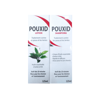 Pouxid Pack : Lotion + shampoing + peigne , POUXID