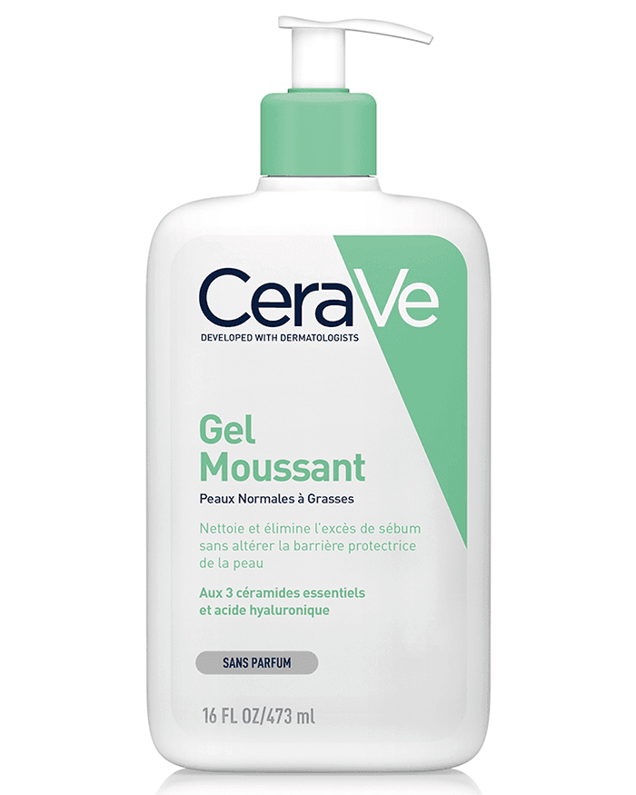 Gel moussant. Peaux normales à grasses , CERAVE
