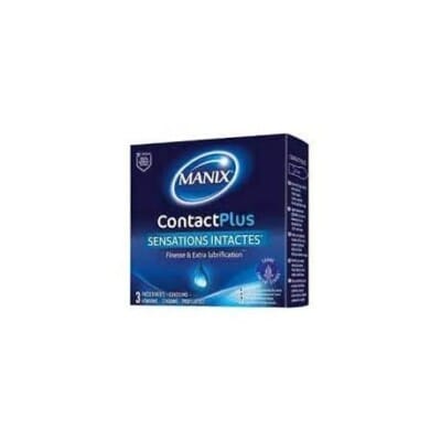 Préservatifs. ContactPlus (2 pcs) , MANIX