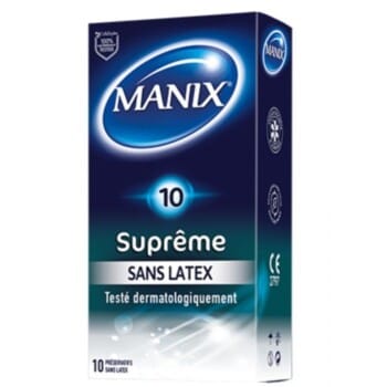 Préservatifs . Suprême . sans latex . ( 10pcs) , MANIX