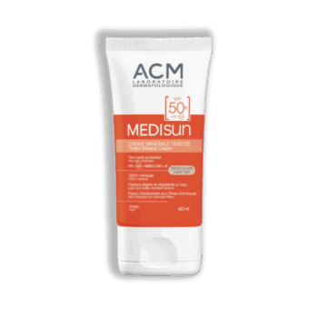MEDISUN, Crème minérale, teinte claire SPF50+ (40 ml) , ACM