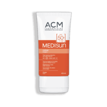 MEDISUN, Crème solaire, invisible, SPF50+ (40 ml) , ACM