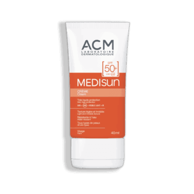 MEDISUN, Crème solaire, invisible, SPF50+ (40 ml) , ACM