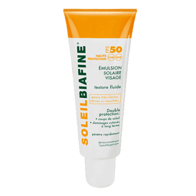 Émulsion solaire visage. SPF50 (50 ml) , BIAFINE