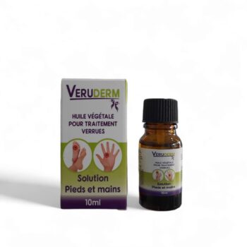 Veruderm. Huile végétale pour traitement Verrues. (10 m) , HBM CARE