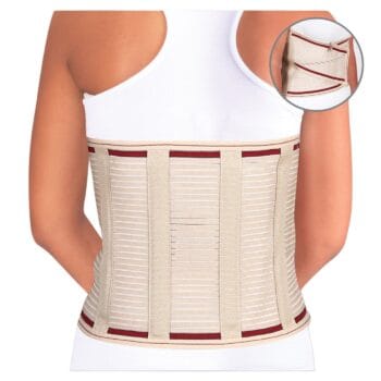 CEINTURE DE CONTENTION  LOMBAIRE AVEC BALEINES SOUPLES