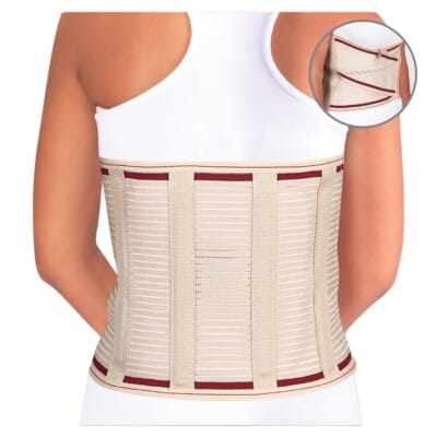 CEINTURE DE CONTENTION  LOMBAIRE AVEC BALEINES SOUPLES