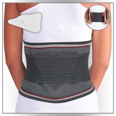 CEINTURE LOMBAIRE AVEC COUSSINET EN SILICONE