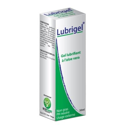 Gel lubrifiant à l'aloe vera . (50 ml) ,  LUBRIGEL