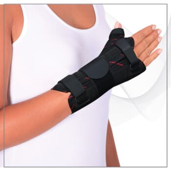 ATTELLE D'IMMOBILISATION DU POIGNET ET DU POUCE
