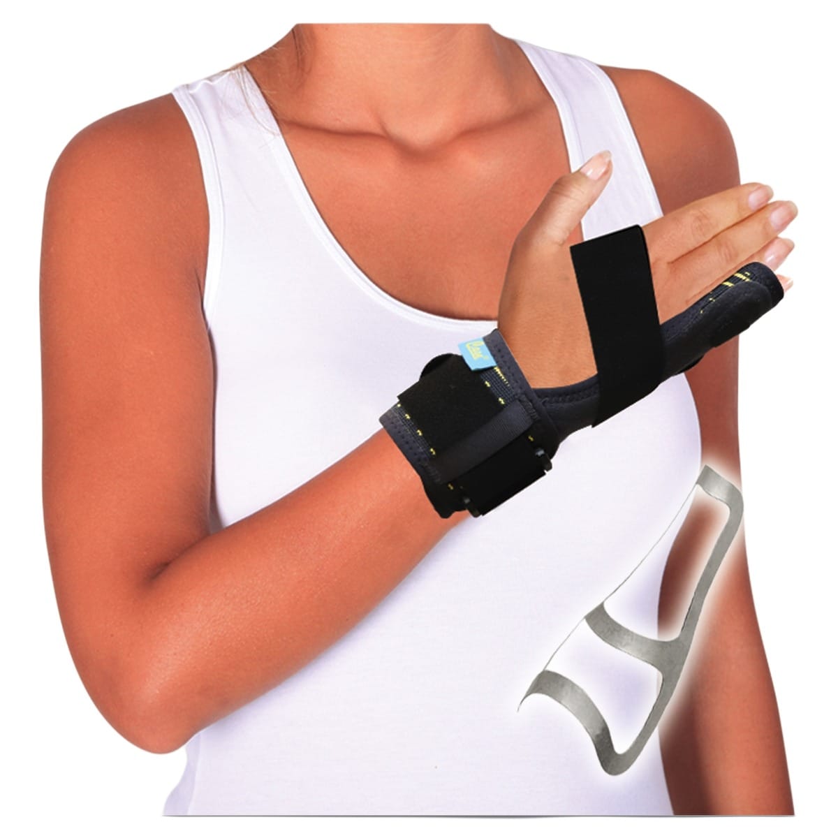 Attelle fracture du boxeur - Immobilisation du métacarpe 4ᵉ et 5ᵉ Attelle fracture du boxeur pour immobilisation du métacarpe 4ᵉ et 5ᵉ