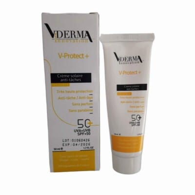V-PROTECT+ . CRÈME SOLAIRE ANTI-TACHES SPF50+ - V-DERMA
